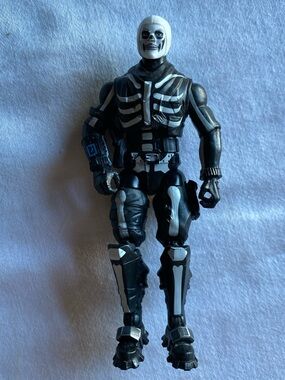 Fortnite Skeleton Soldier Action Figure - Black & White